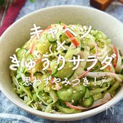 「キャベツときゅうりのサラダ」20選｜思わずやみつき！