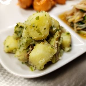 ぱんだの作ってみた!投稿(レンジで完成【バターのり塩ポテト】)
