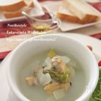 肝臓労わり♪あさりとアスパラのスープ