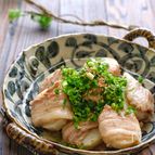 レンジで簡単！豚巻き長芋の甘酢蒸し