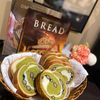 chiyoの作ってみた!投稿(抹茶と甘納豆のぐるぐるラウンドパン)