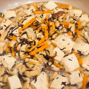 mappyの作ってみた!投稿(しっとりやわらか♪優しい和食🥰ひじきと豆腐の五目煮✨)