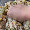 【子供も爆ぐい☆白ネギとコーンたっぷりのにんじん焼売】の工程2