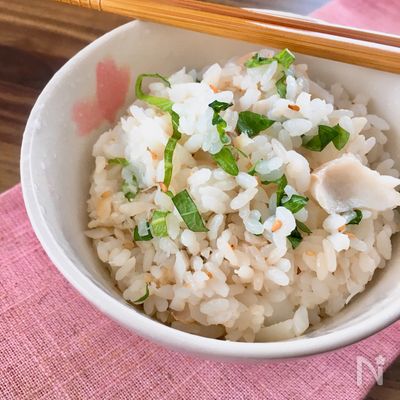 混ぜるだけ簡単【鱈と大葉のシンプルごはん】