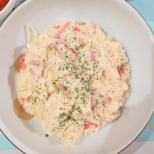 milkの作ってみた!投稿(【かにかまベーコンリゾット】驚くほど簡単で激旨！わが家の定番)