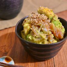 ごま油香る 生ハムアボカド
