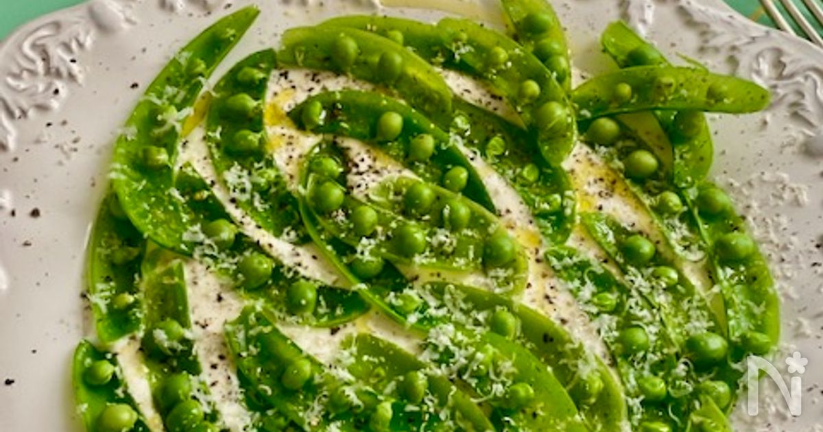 パリッと食感がたまらない！スナップエンドウのさわやかサラダ