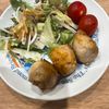 ミナの作ってみた!投稿(お弁当にも！うずら卵の大葉肉巻きボール)