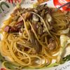 クラゲの作ってみた!投稿(【きのことベーコンの醤油ペペロン】パパッと完成!簡単パスタ♪)