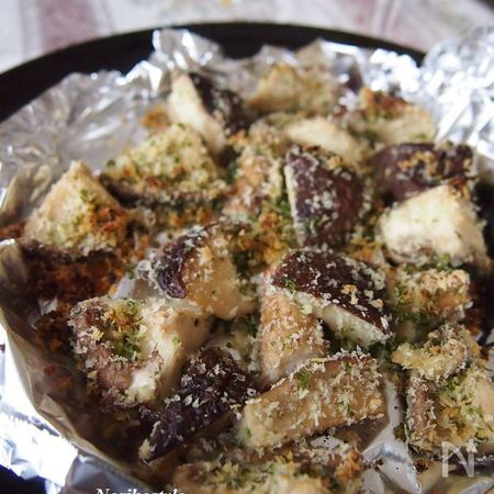 椎茸のパセリパン粉焼き By 築山紀子 レシピサイト Nadia ナディア プロの料理家のおいしいレシピ
