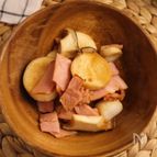 【業務スーパー】ベーコンとエリンギのバター醤油炒め