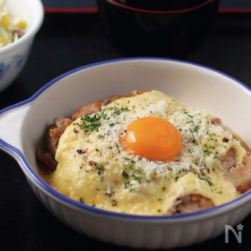 【再現】松屋の！ごろごろチキンの濃厚カルボナーラ♪