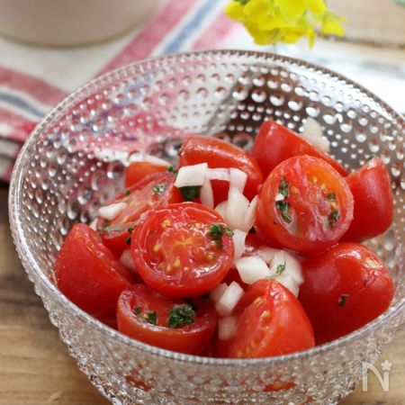 ミニトマトと玉ねぎのマリネ By くつろぎの食卓 レシピサイト Nadia ナディア プロの料理家のおいしいレシピ ミニトマトと玉ねぎのマリネ By くつろぎの食卓 レシピサイト Nadia ナディア プロの料理家のおいしいレシピ