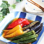 夏野菜の揚げ焼き浸し