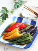 夏野菜の揚げ焼き浸し