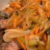 たぐともの作ってみた!投稿(野菜たっぷり♪鮭の甘酢あんかけ)