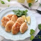 子どもが喜ぶ♡家族みんなで食べられる♡ふんわりえびナゲット