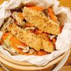 ミルクの作ってみた!投稿(せいろで簡単♪鮭のちゃんちゃん焼き風)
