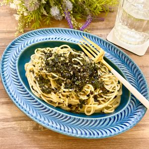 のりのり🐾🎀🤍の作ってみた!投稿(混ぜるだけで絶品！海苔まみれクリームパスタ)
