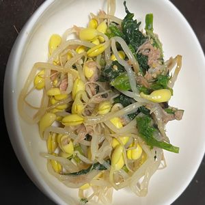 Yの作ってみた!投稿(【豆もやしと小松菜のツナ塩昆布サラダ】モリモリ食べられる！)