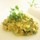 クリ～ミ～＊グリーンカレーリゾット☆*。