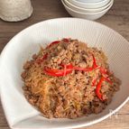 水は入れない！だからしみしみ【麻婆春雨】