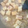 【絹揚げとベーコンのとろ旨鶏だし煮】とろ～り鶏だしが絶品！の工程3