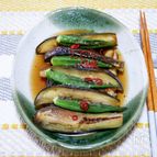 焼いて漬けるだけ「茄子とオクラの焼き浸し」
