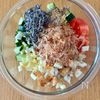 【トマトときゅうりのチーちくおつまみ】調味料要らずで激旨♪の工程1