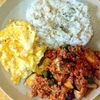 チョロリスの作ってみた!投稿(【なすとひき肉のミートご飯】3分でカフェ風ご飯♪)