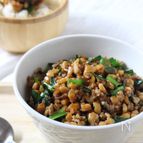 やみつきごはんのお供！納豆にらそぼろ