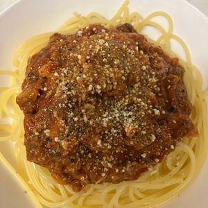 ミントミントの作ってみた!投稿(《人気No.1》我が家の殿堂入り👑さば缶トマトソースパスタ)
