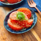甘うま！トマトのたっぷりすり胡麻和え