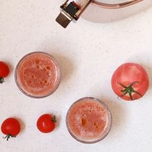 トマトとセロリのガスパチョ風