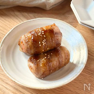 男子喜ぶ！ボリューム満点肉巻きおにぎり♪