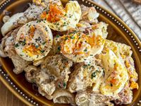 焼き新じゃがと半熟卵《デリ風♡サラダ》
