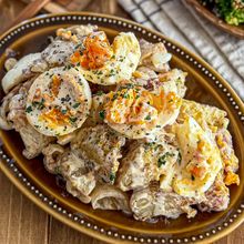 焼き新じゃがと半熟卵《デリ風♡サラダ》