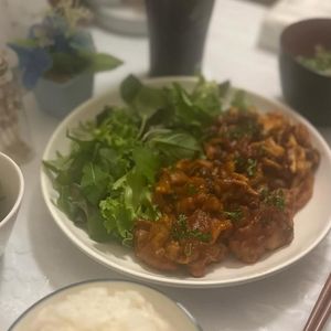 1155963の作ってみた!投稿(【豚こまポークチャップ】お手軽食材!大人も子どもも喜ぶ♡)