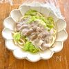 白だし香る春キャベツの豚バラうどんの工程5