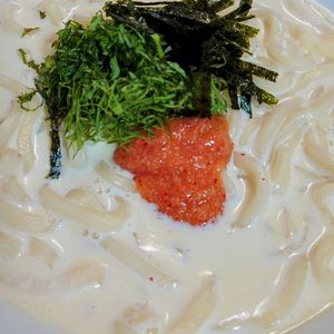 まゆのの作ってみた!投稿(【濃厚明太クリームうどん】ワンパン◎生クリーム不要♪)