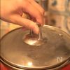 豆苗とささみの塩レモンナムルの工程1