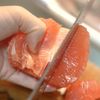爽やか新食感‼︎『ブリのカルパッチョ』の工程1