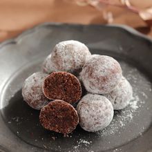 米粉の塩チョコスノーボール【卵・乳・小麦不使用】