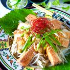 【厚揚げで主菜】カリカリ厚揚げ油淋鶏＊揚げないのに大満足！