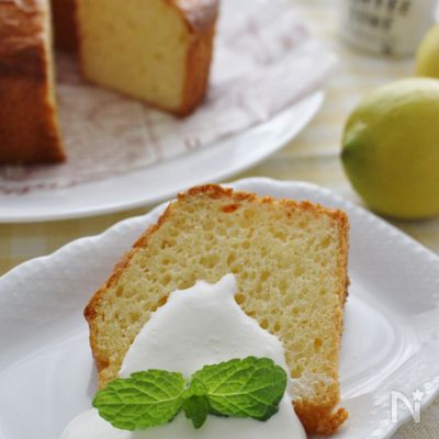 HMで作る！レモン香るシフォンケーキ