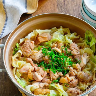 きゃべつと鶏肉の旨ぽんワンタン蒸し