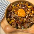 豚バラ×じゃがいもで作る！ハニーマスタード丼！