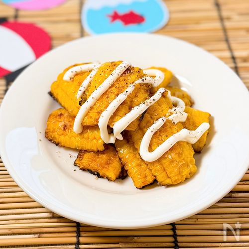 やみつき確定！【焦がしバター醤油の濃厚焼きとうもろこし】