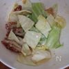 味見が止まらない！【キャベツとちくわの味噌マヨ和え】の工程2