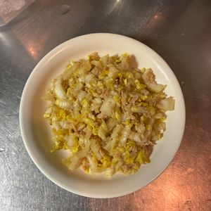 ぱぁぷるへいずの作ってみた!投稿(さっぱり♪ツナと白菜のごまぽんサラダ)